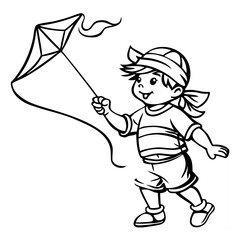 little girl with a broom