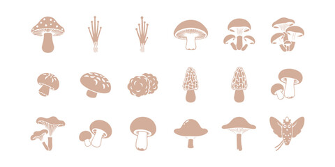 Mushroom icon pack

