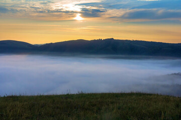 Karamurun-tau is a picturesque mountain range of the Orenburg region.