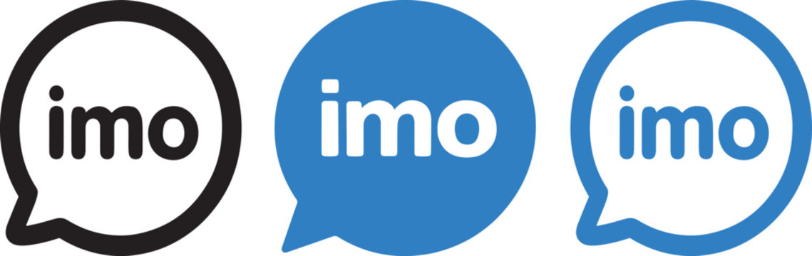 vector illustration of veraity style of imo icon