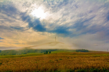 Karamurun-tau is a picturesque mountain range of the Orenburg region.