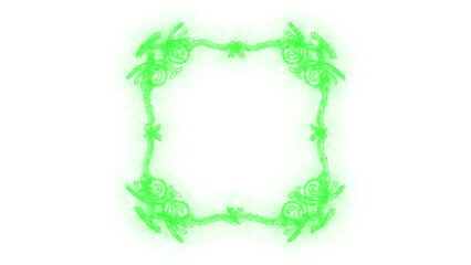 Abstract vibrant green organic shape with flowing fluid design, dynamic texture, and energetic aura, ideal for modern digital backgrounds, isolated on transparent background.