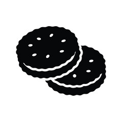 Chocolate cream sandwich cookies sweet dessert treat