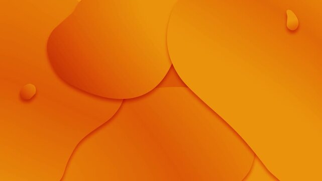 Vibrant Orange Abstract Motion Background with Dynamic Digital Flow for Tech and Futuristic Content