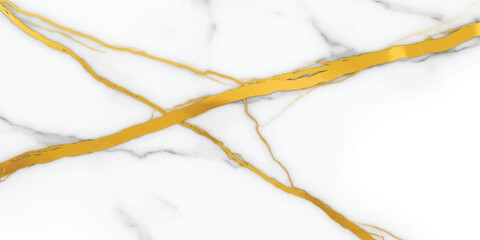 Premium white marble texture with shimmering golden vein pattern