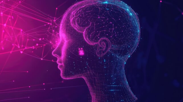 Artificial intelligence brain learning and processing data network