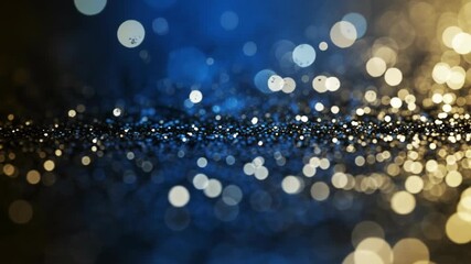 Background of abstract glitter lights bokeh blured de focused. banner background on horizontal, concert, invitation