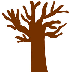 dry wood tree simple illustration
枯れ木　枯れた木　イラスト
