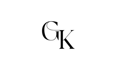 GK initial letters, GK monogram logo