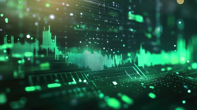 Analyzing financial market data with futuristic green technology