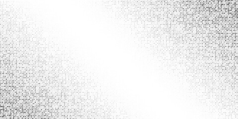 minimalist diagonal gradient black and white squared pixels. Abstract glitchy 8 bit video game backdrop. Vector comic bitmap dither screen tone overlay. background
