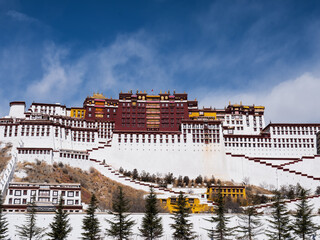 Fototapeta premium Potala Palace, Lhasa, Xizang Province, China.