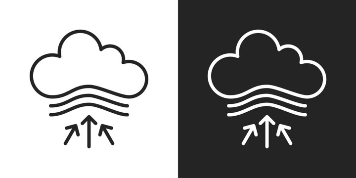 Resilience Icon In Black And White Outline Style