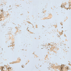 Abstract Rose Gold Splatter on Light Textured Surface