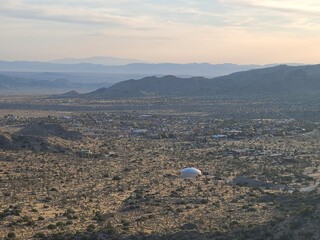 The Mojave desert seen from Joshua Tree National Park, California