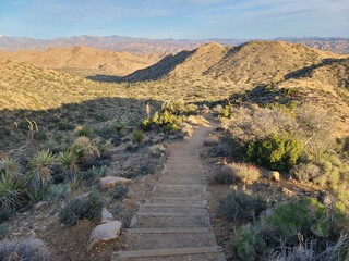 Hi-View Nature trail at Joshua Tree National Park, California