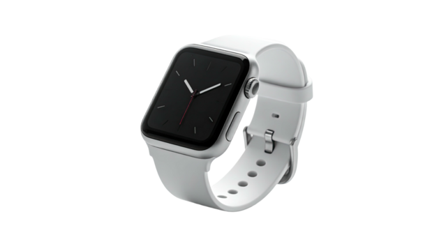 Wristwatch shows hands. Digital and Analog functions combine