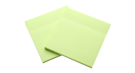 Two Light Green Square Sticky Notes image graphic