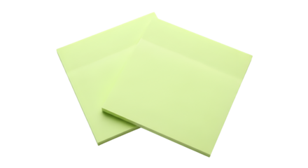 Two Light Green Square Sticky Notes image graphic