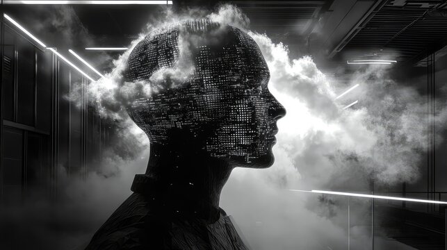 Artificial intelligence human profile processing data in cloud