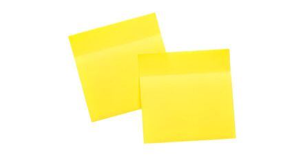 Two Yellow Sticky Notes on Black Background paper adhesive