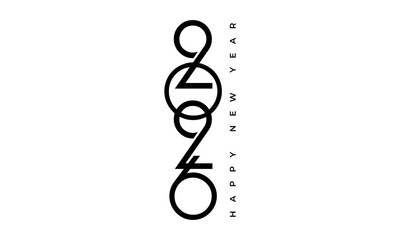 2026 Happy New Year. Happy New Year 2026 Text Design. 2026 typography logo design. Vector illustration © ZONE M17