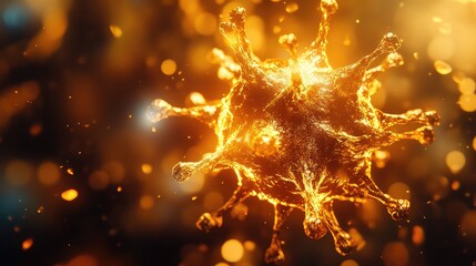 Coronavirus germ cell causing covid 19 pandemic infection