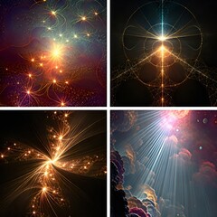 abstract background with light