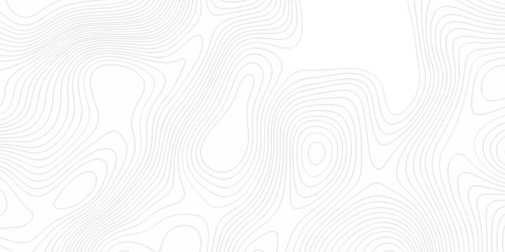 Modern topography sea map and location discovery vector topo map design White background with topographic world grid wave Topographic map geographic line texture.	