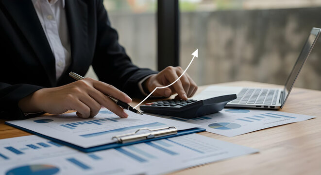 business man working on laptop
