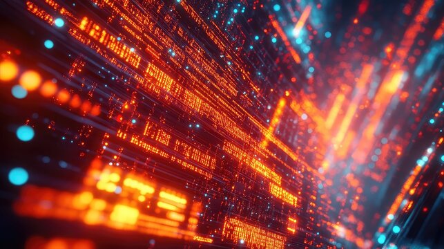 Digital data stream transferring information in cyberspace