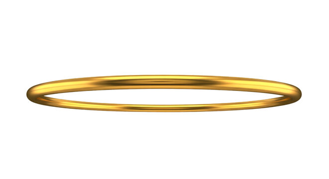 Golden Halo Ring angel