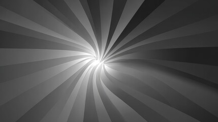 Abstract swirl light rays in a dark vortex