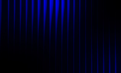 Glass ripple texture with dark gradient background and vivid orange, blue, and lilac light streaks. Futuristic distortion, moody abstract glow, reeded vertical blur. Vector illustration
