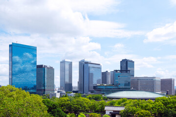 大阪ビジネスパークの街並み