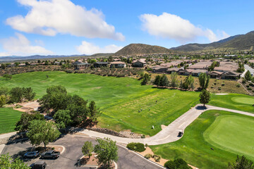 neighborhood golf course in prescott valley arizona  © Allison