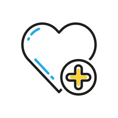 Obraz premium Multi color icon for healthy