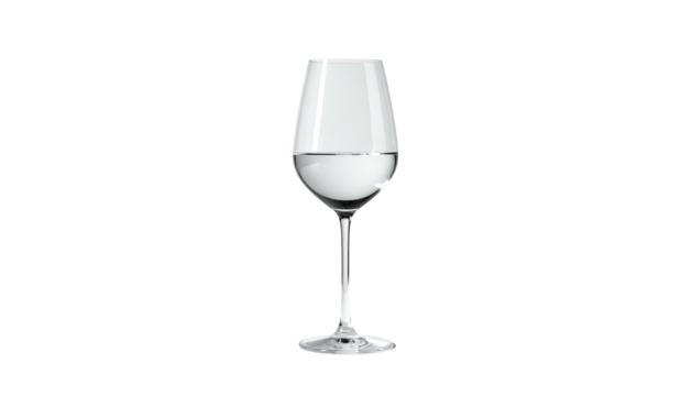 Wine glass with liquid, simple elegance against a dark backdrop