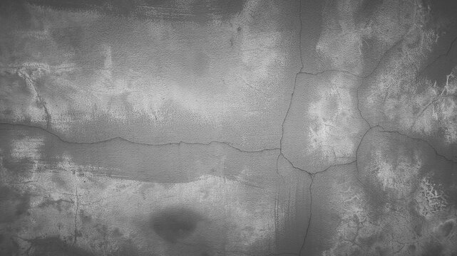 Horizontal gray concrete surface pattern with cement texture details, aged imperfections, and grain variations ideal for backgrounds, architectural renderings, and industrial design themes.