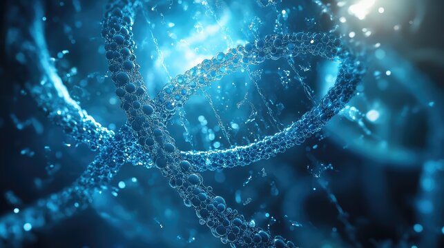 Dna structure exploring science and medical research