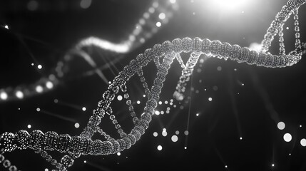 Dna helix structure shaping genetics and scientific research