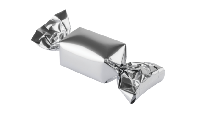 candy wrapper isolated on transparent background