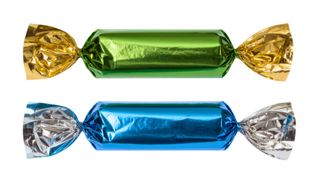 candy wrapper isolated on transparent background