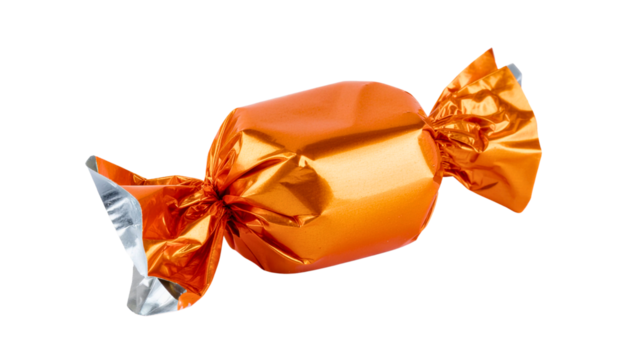 candy wrapper isolated on transparent background
