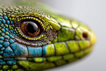 Fototapeta premium Extreme close-up of lizard scales