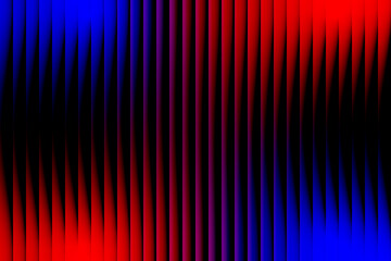 Abstract vertical lines of vibrant red and electric blue light create a dynamic energetic and futuristic digital art background