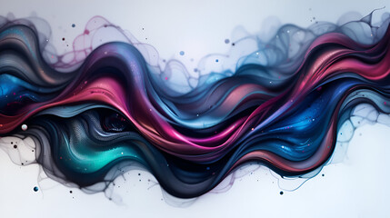 Abstract liquid background set. Gradient mesh. Effect dark color blend. Blurred fluid colorful mix. Modern simple artistic design. Vector image EPS 10