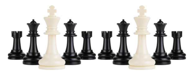PNG Assorted chess piece, element set on transparent background