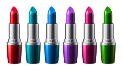 PNG Assorted luxurious dark lipstick , element set on transparent background