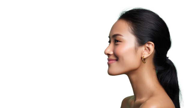Southeast Asian Beauty PNG Cutout Portrait
